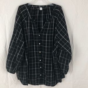 Women’s long sleeve peasant blouse